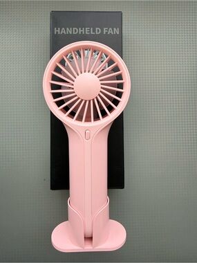Portable Pink Handheld Fan